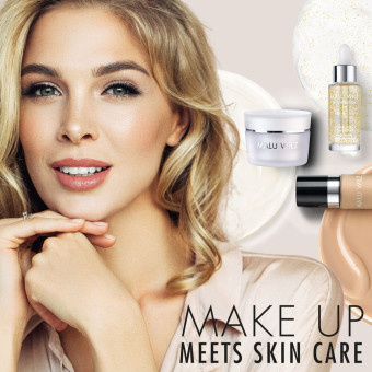 Plakát Make Up Meet Skin Care